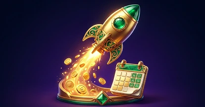 Bonus schatkist met gouden munten bij B7 Casino